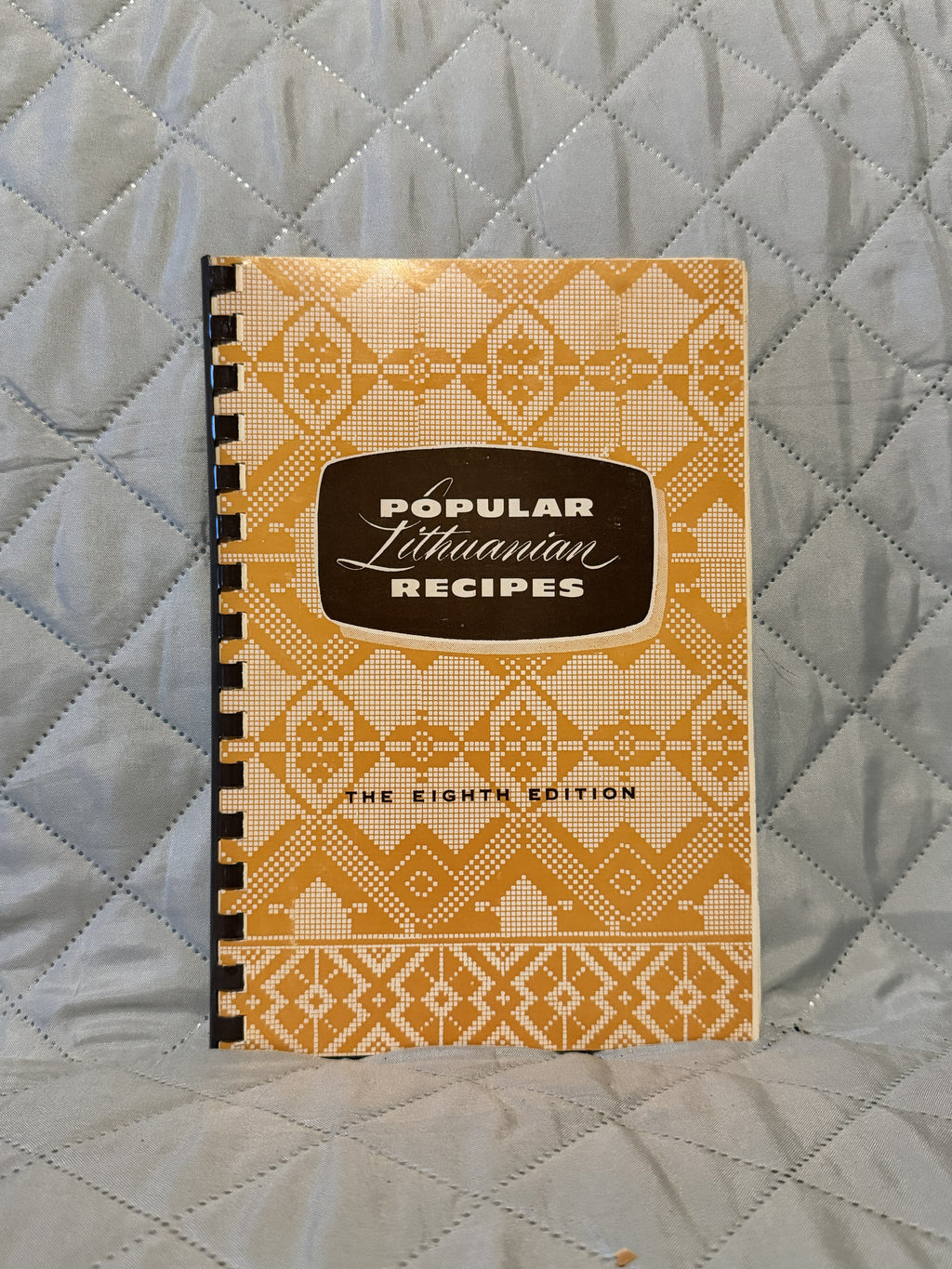 Popular Lithuanian Recipes Plastic Comb Bound Cookbook Eighth Edition 1981