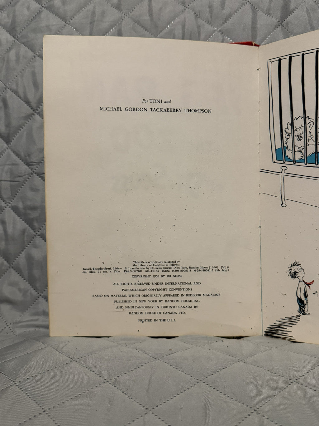 Dr Seuss If I Ran the Zoo Hardcover Book Discontinued Title