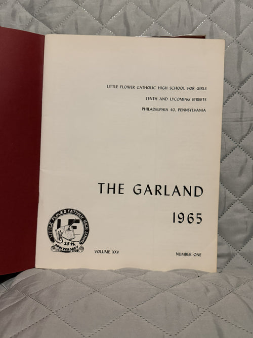 1965 Little Flower Catholic High School 25th Anniversary Yearbook - Garland '65