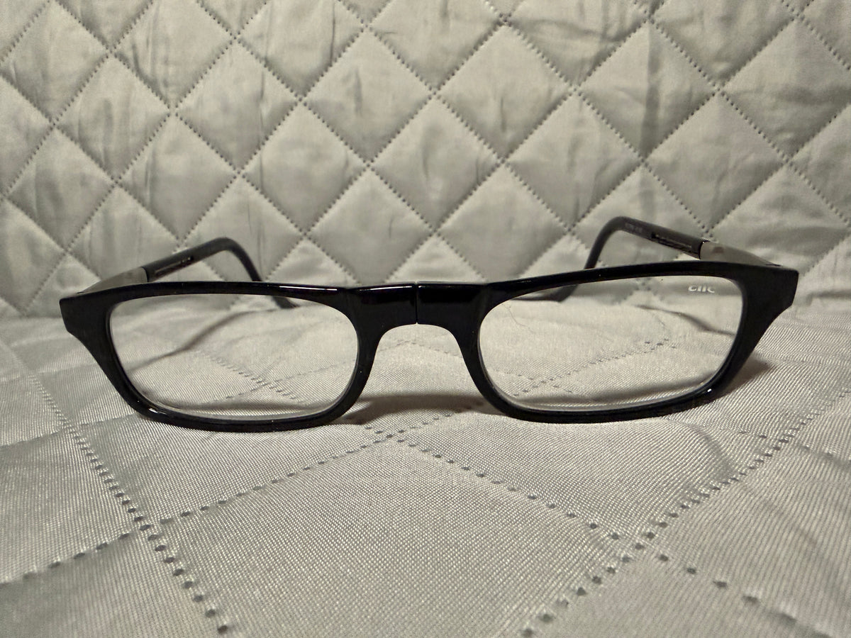 CliC Executive Front Connect Magnetic Reading Glasses Black Frames