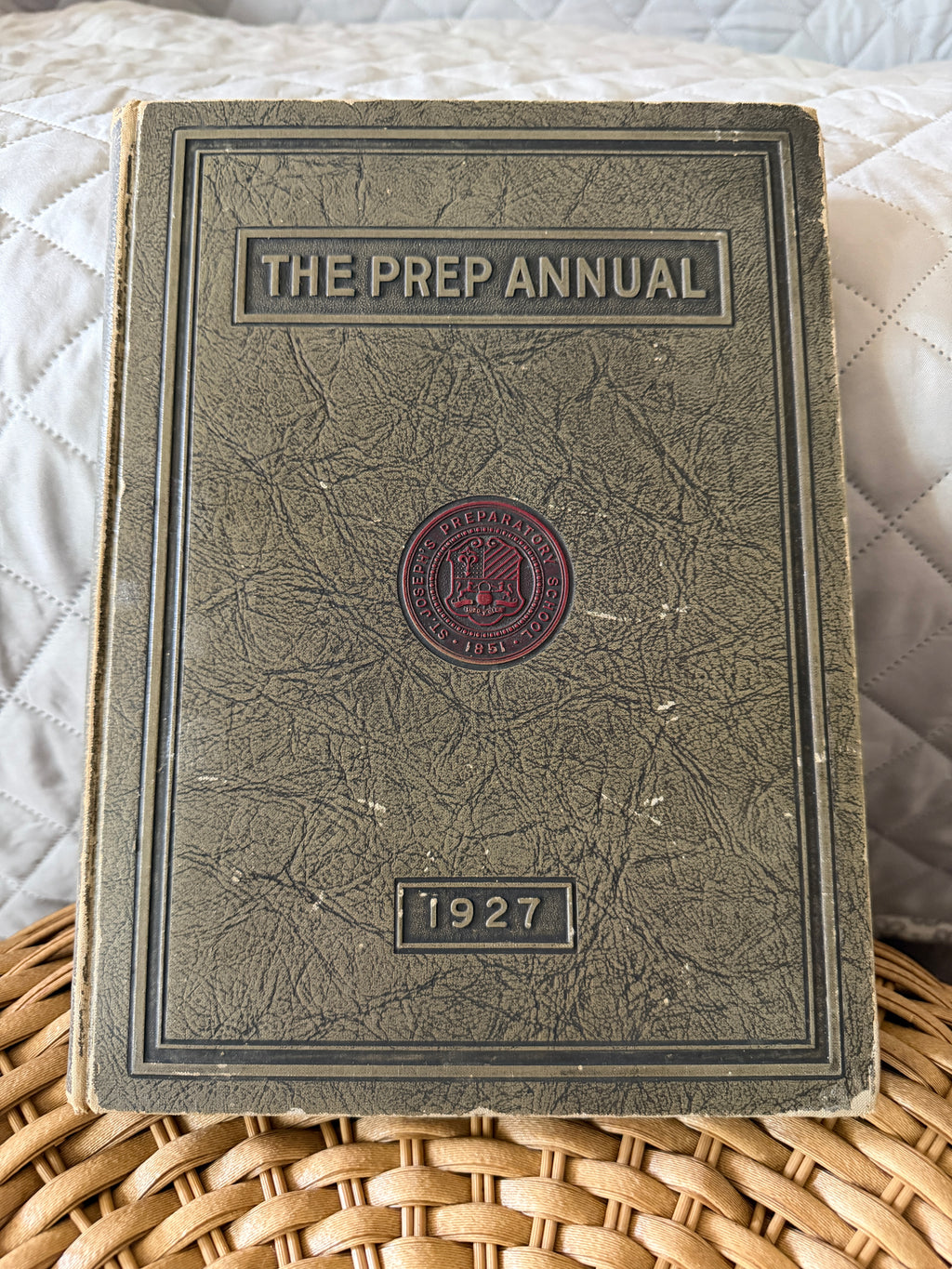 Antique 1927 St. Joseph's Prep High School Yearbook - The Prep Annual