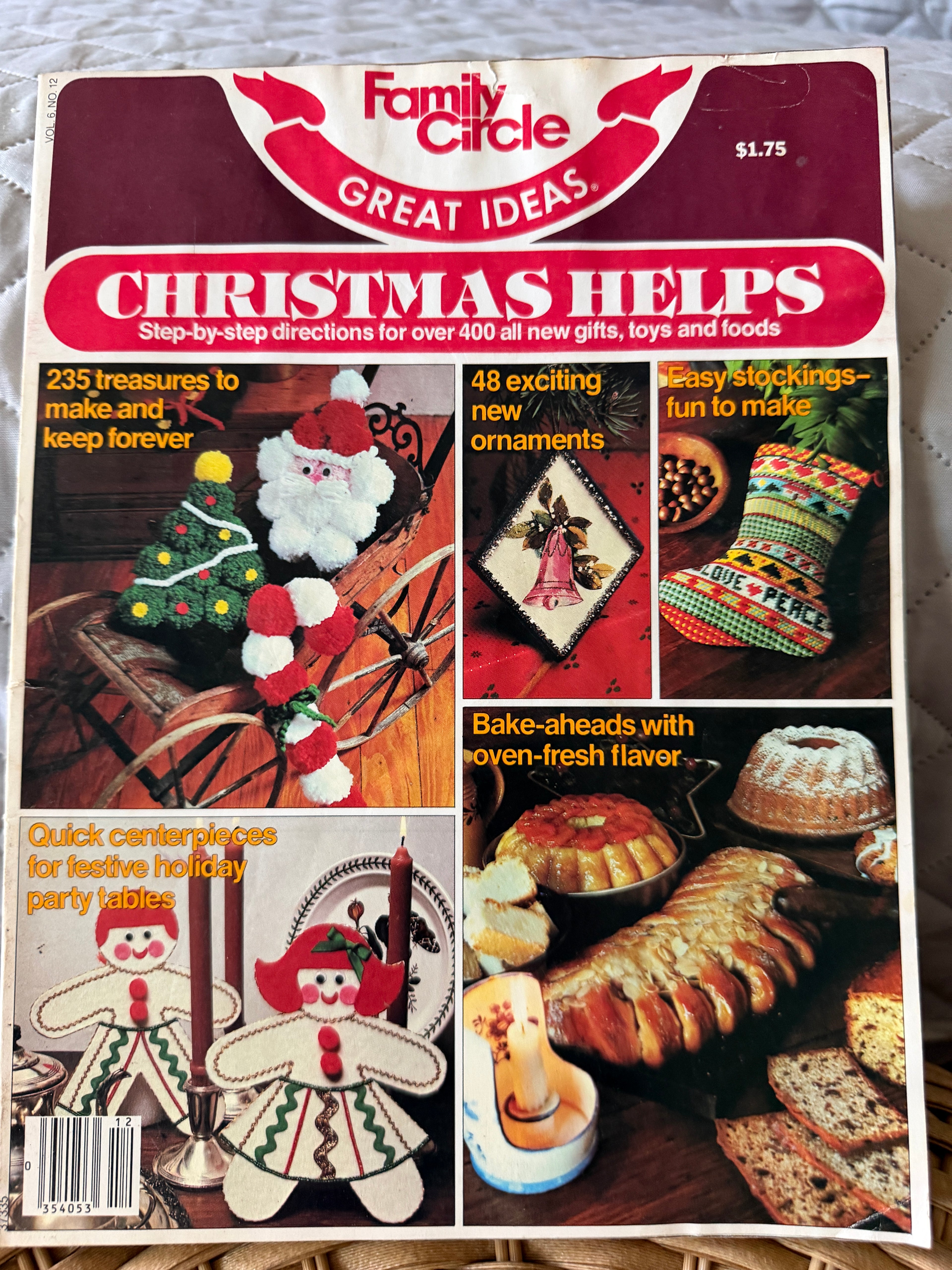 Family Circle Great Ideas Christmas Helps Magazine Special Issue