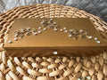 Vintage 1950s Hollywood Regency Gold Tone Rhinestone Jewelry Box