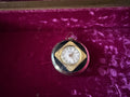 Vintage Endura Swiss Made Black Enamel Pendant Watch