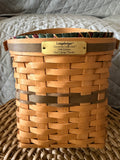 Vintage 1998 Longaberger Christmas Collection Glad Tidings Basket