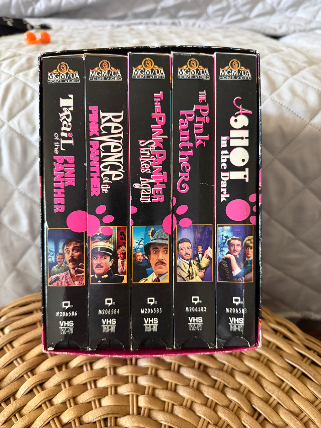 Vintage The Pink Panther Movie Collection 5 VHS Tape Box Set MGM/UA