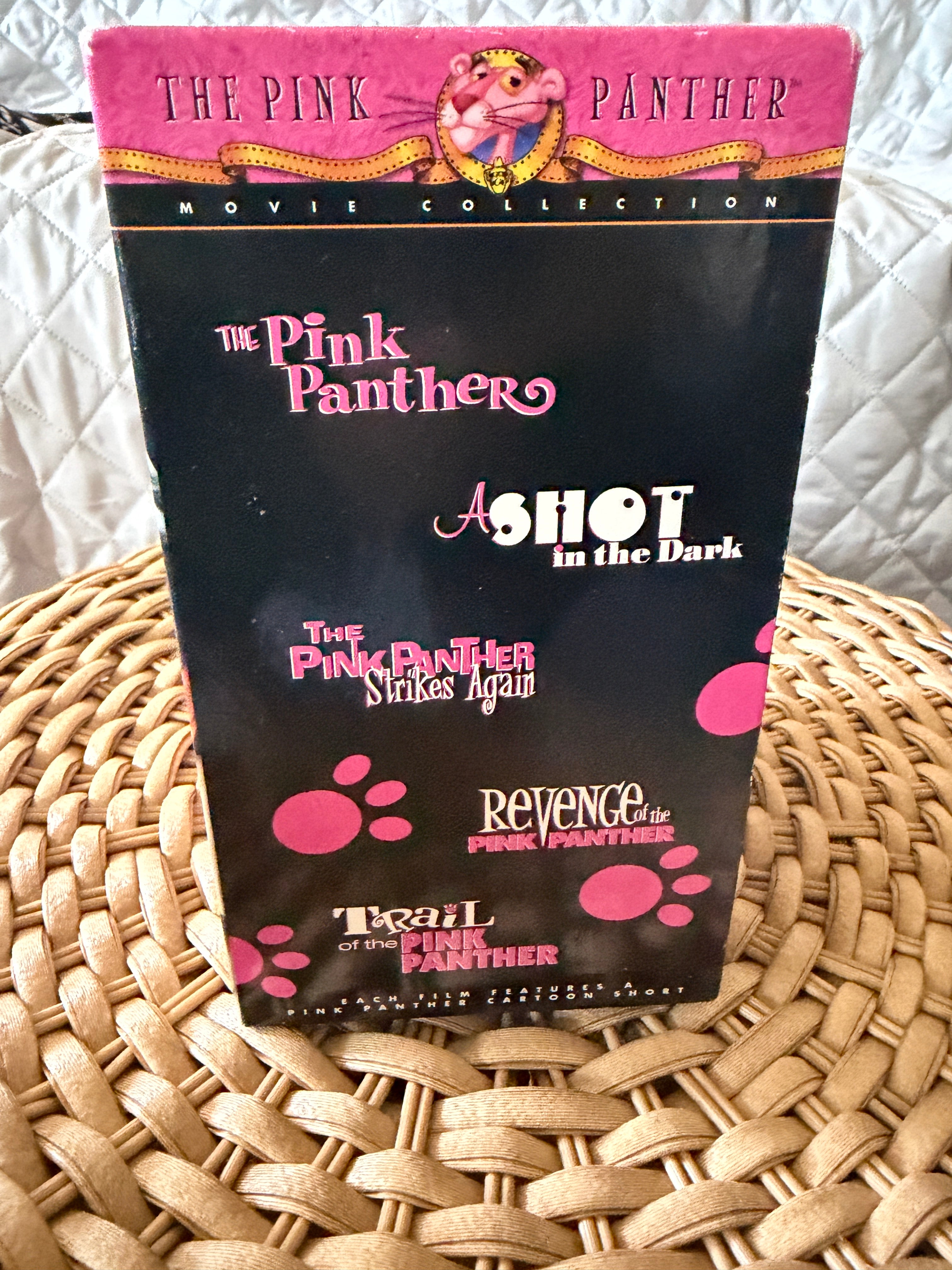 Vintage The Pink Panther Movie Collection 5 VHS Tape Box Set MGM/UA