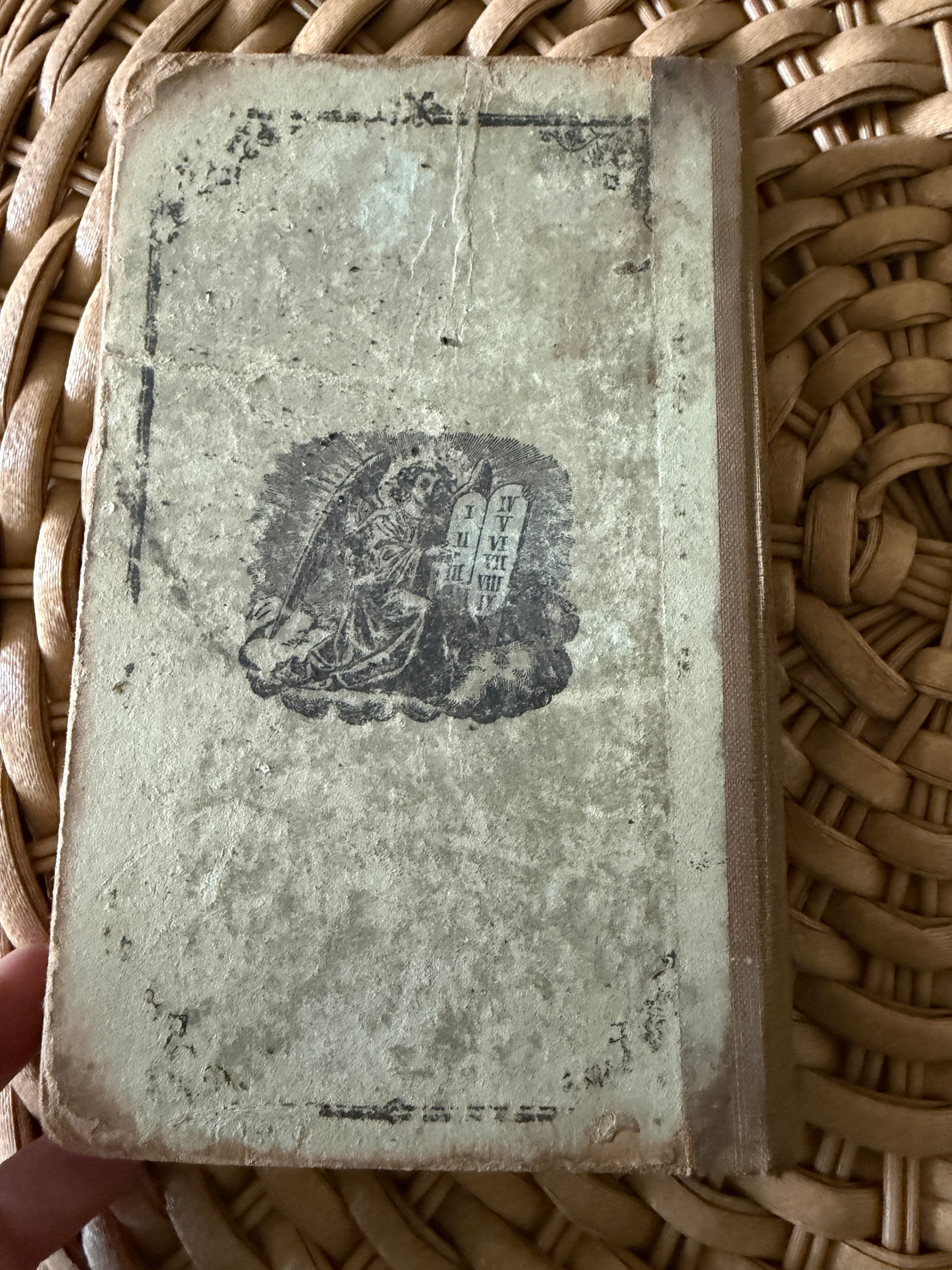 Antique 1910s Polish Catholic Book: "Historya Biblijna" (Stevens Point, WI)