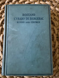 Antique 1927 Book: "Cyrano de Bergerac" by Edmond Rostand (Kuhns & Church)