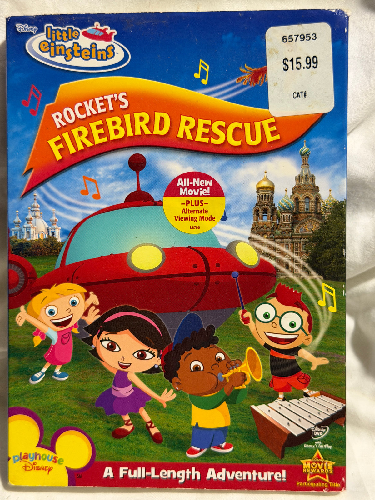 Playhouse Disney Little Einsteins: Rocket's Firebird Rescue DVD with Slipcover